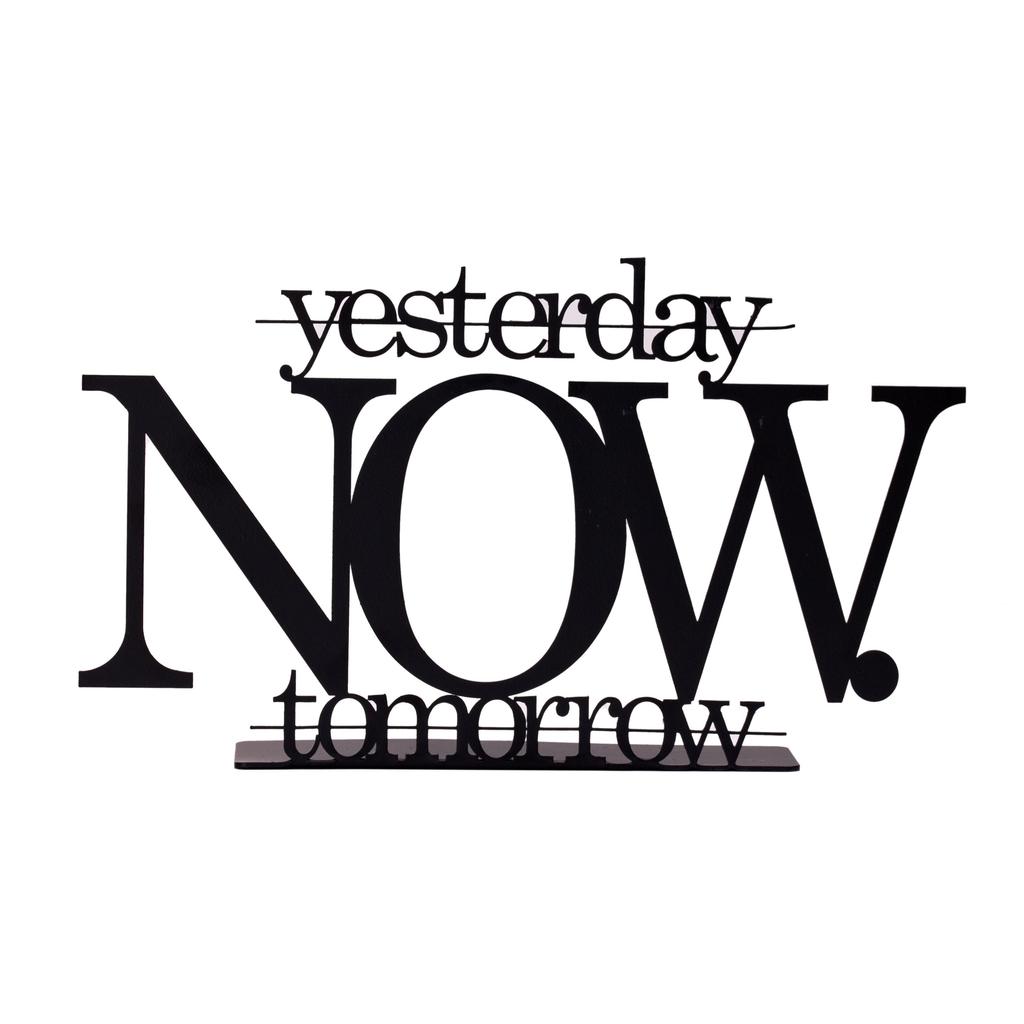 Muyika Metal Tabletop Decorative Object & Figurine Yesterday-now-tomorrow Bbl-m