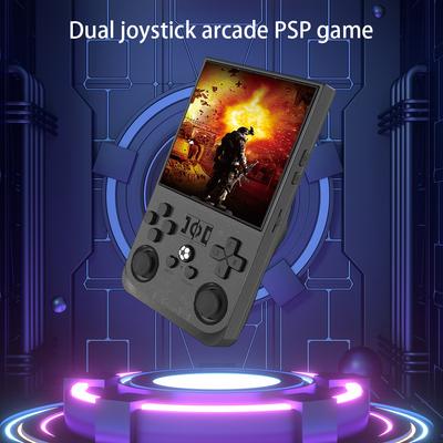 Игровая консоль R36MAX Retro Handheld с открытым исходным кодом, система Linux, 4,0-дюймовый IPS-экран, портативный игровой плеер, 64 ГБ 128 ГБ, чип RK3326