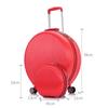 18 Inch Carry On Travel Suitcase Set Cabin Rolling Luggage Bag Trolley Suitcase Case Women Girls Kids Rounded Luggage Set Wheels
