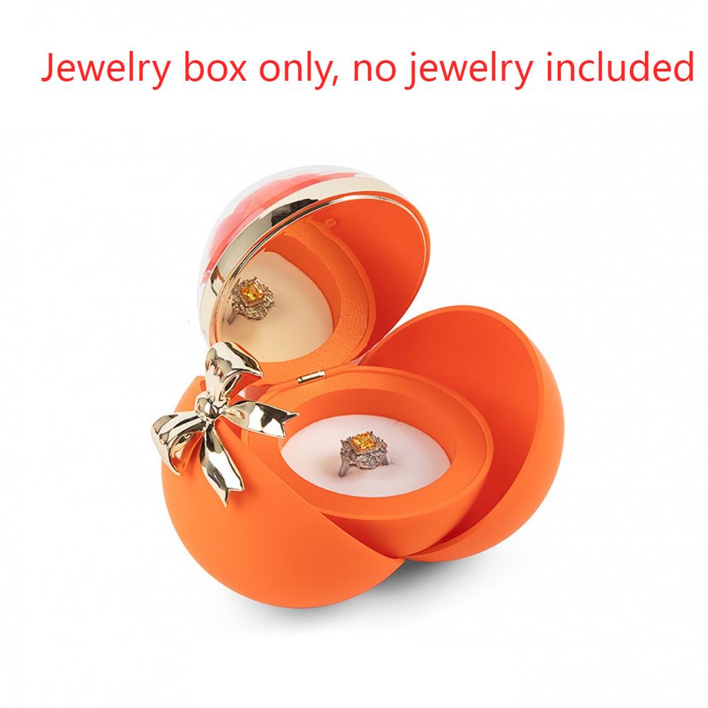 Engagement Ring Finger Ring Box Eternal Rose Wedding Ring Case Magnetic Bow Jewelry Box  Girlfriend