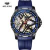 High-end Brand AILANG Fashion Skeleton Mechanical Watches Automatic Watch Waterproof Hollow Tourbillon Wristwatch Orologio Uomo