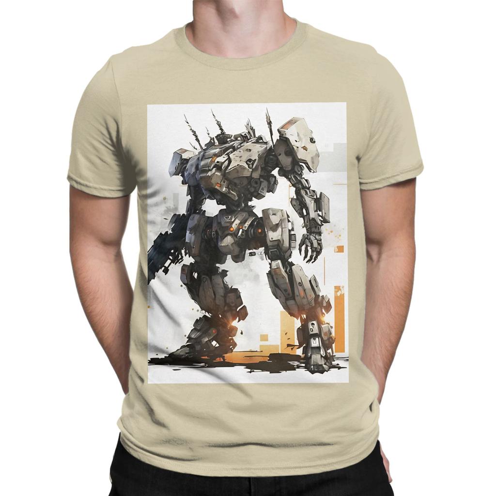 Armored Core white Novelty 100 Cotton TShirt Armored Core Tops Tees For Unisex