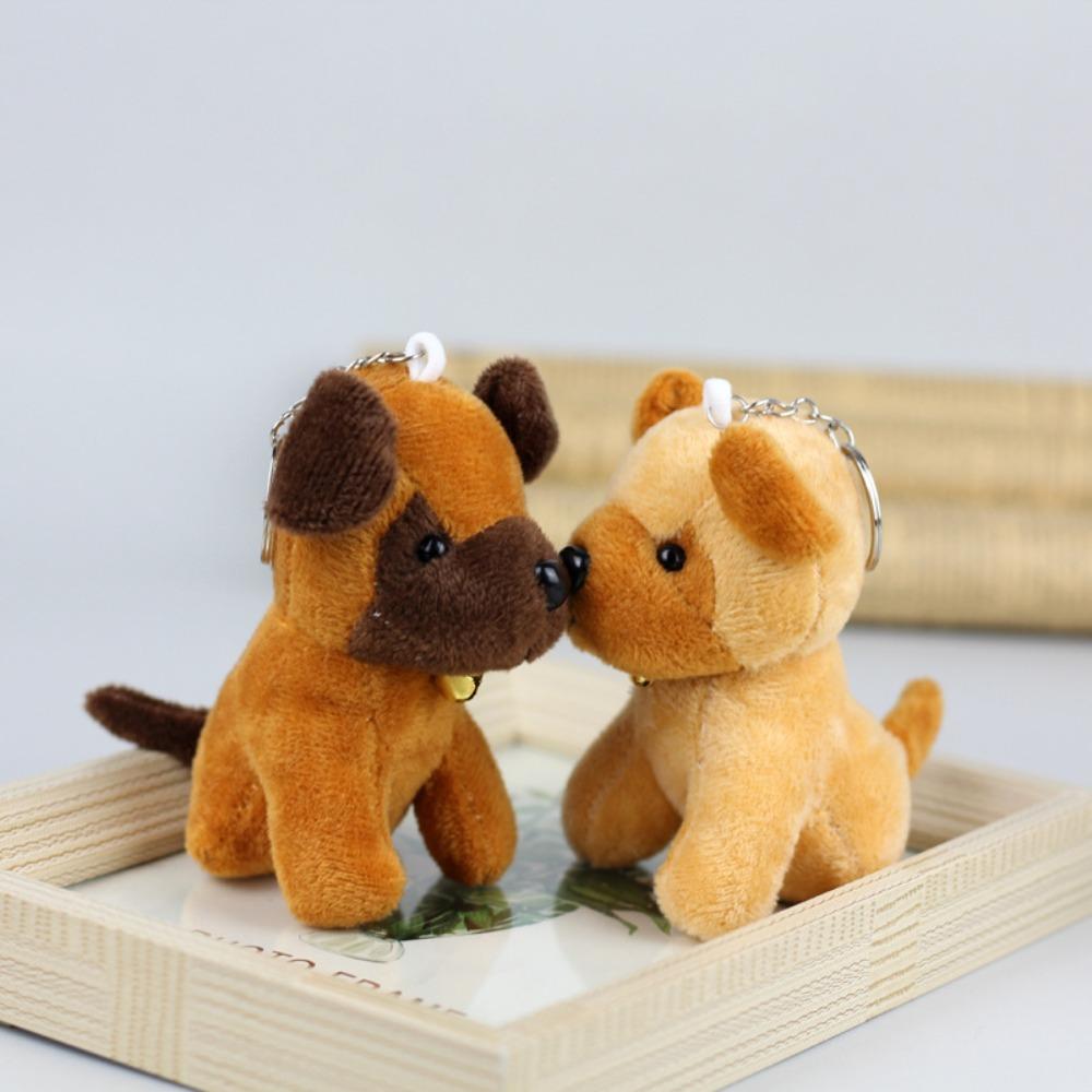 Cartoon Wolfhound Plush Toy Keychain Plush Doll Wolf Dog Stuffed Doll Key Ring Kid Gifts