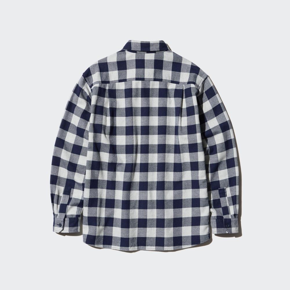 Uniqlo Flannel Shirt  LonG Sleeve ReGular Collar  Check G
