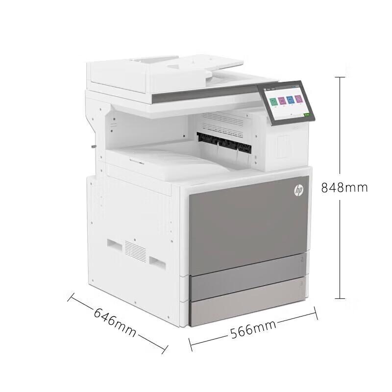 HP E78523DN A3 Color Multifunction Printer CN plug (adapter included)