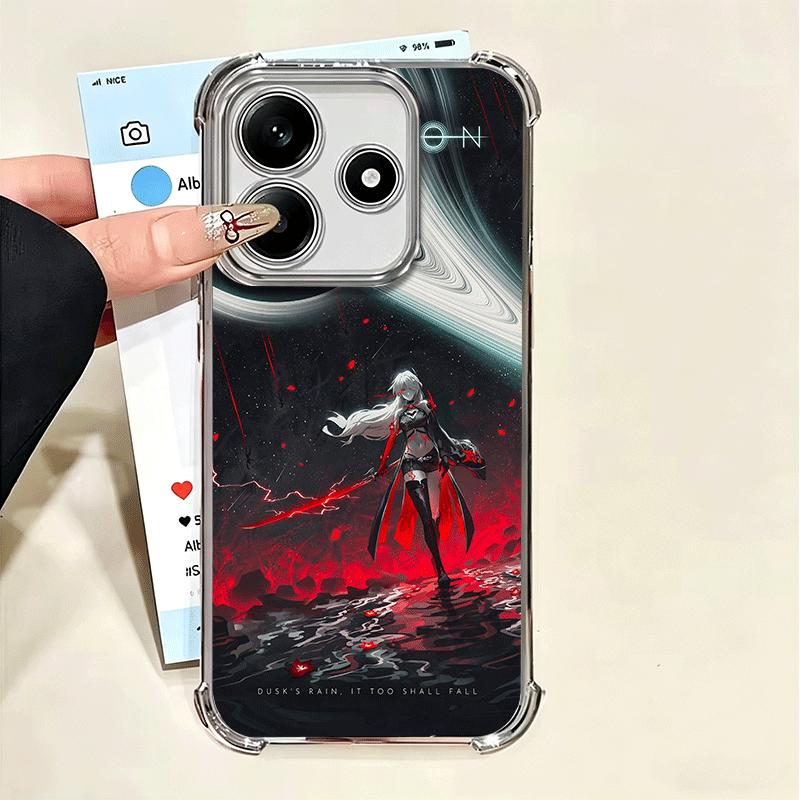 Чехол для телефона Honkai Star Rail Acheron Plating для Xiaomi Poco X5 X6 X7 X8 Pro Max F8 Ultra F7 M8 M7 M5S Redmi 15C 15 14C 13C 13 X3