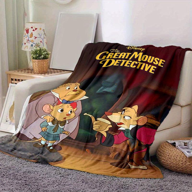 1 шт., Disney Великий мышиный сыщик Декоративное покрывало для дома, дивана, кровати, для путешествий, кемпинга, автомобиля