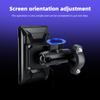 EKIY 5 Inch Motorcycle Carplay GPS WiFi MOTO Navigation Wireless CarPlay Wireless Android Auto Motor Rotating Screen