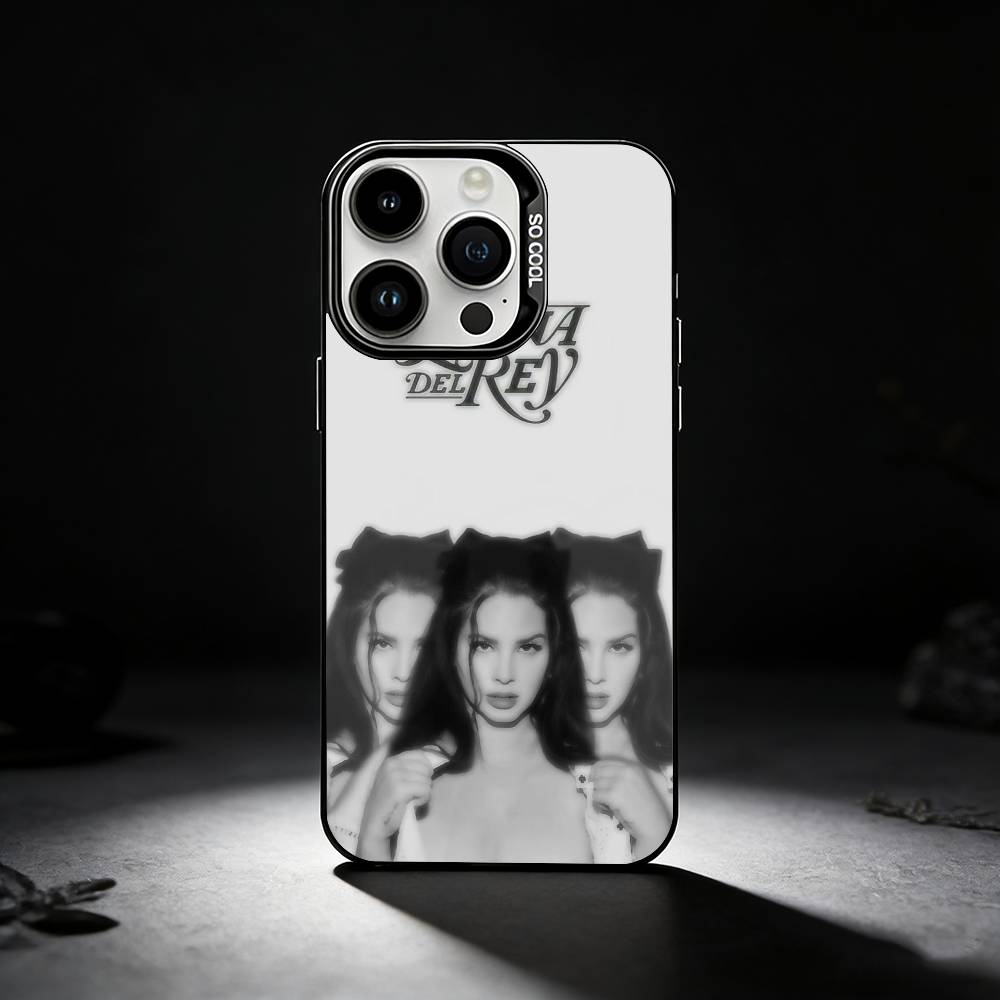 Чехол для телефона L-Lana D-Del Rey Для iPhone 17,16,15,14,13,12,11 Plus,Pro Max,XS,Цветной серебристый чехол для телефона