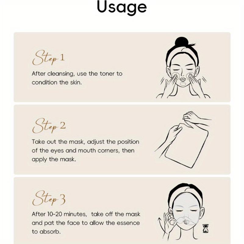 5 шт/3 шт/1 шт Маска с протеином улитки Увлажняющая и увлажняющая маска для ежедневного ухода за кожей, чтобы предотвратить сухость кожи