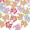 50Pcs Mixed Color 2 Holes Monkey Cute Wooden Buttons for DIY Sewing Scrapbooking