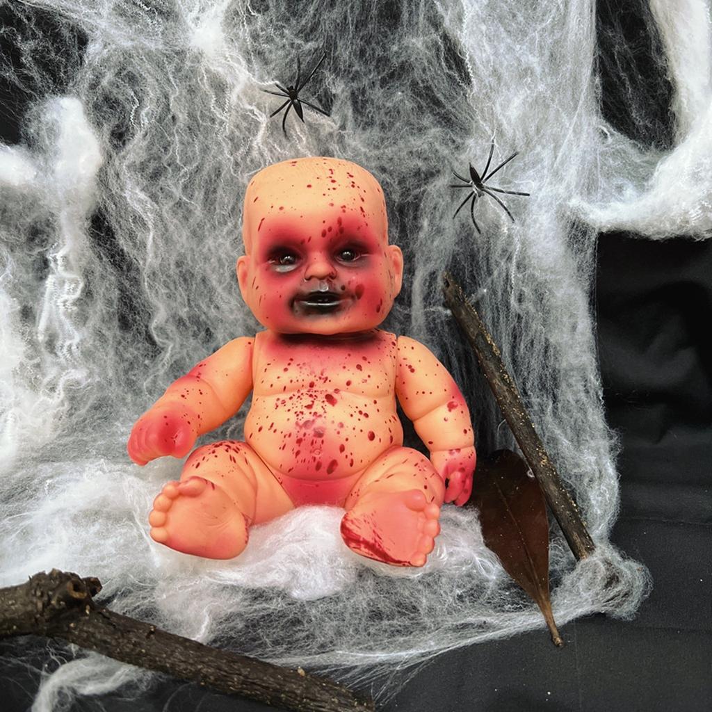 Halloween Decoration Pendant Horror Doll Decoration Haunted House Horror Props Decoration Horror Wall Decoration