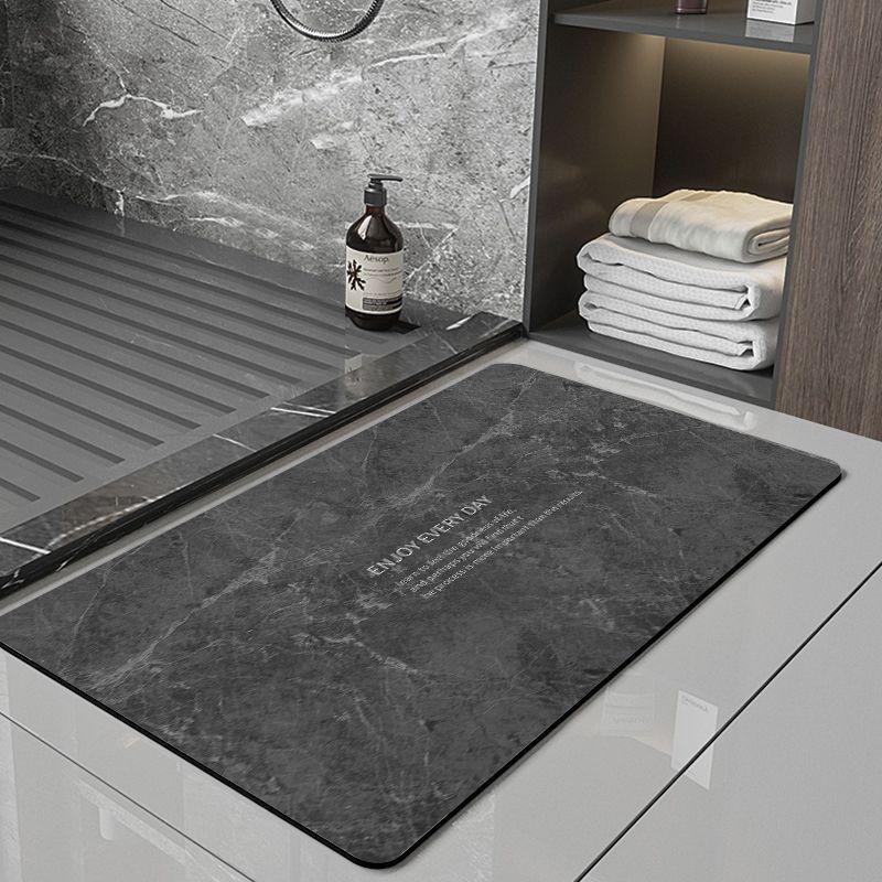 Диатомовая подушка абсорбирующая туалет ванная комната нескользящий коврик для ног туалет быстросохнущий придверный коврик можно стирать простой бытовой