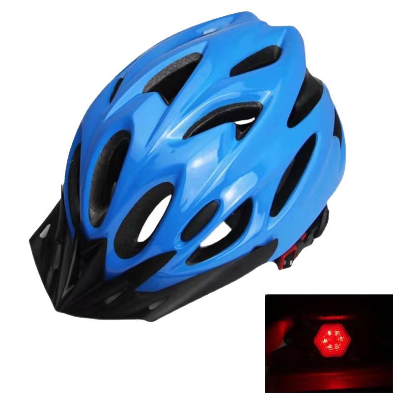 Велосипедный шлем с интегрированной формовкой и задним фонарем Велосипедный шлем для езды на горном велосипеде Защитный шлем для вождения