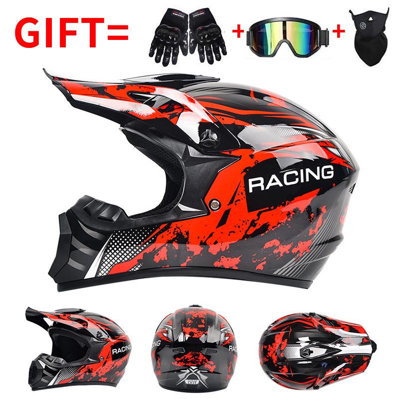 Сертифицированный DOT внедорожный шлем-фулфейс для горного велосипеда и даунхилла