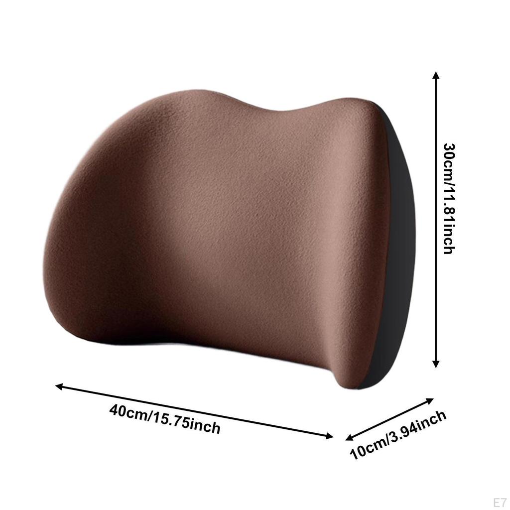 Waist Pillow Back Body Curve Multipurpose Gaming Chair Space Saving Breathable Memory Foam Cushion