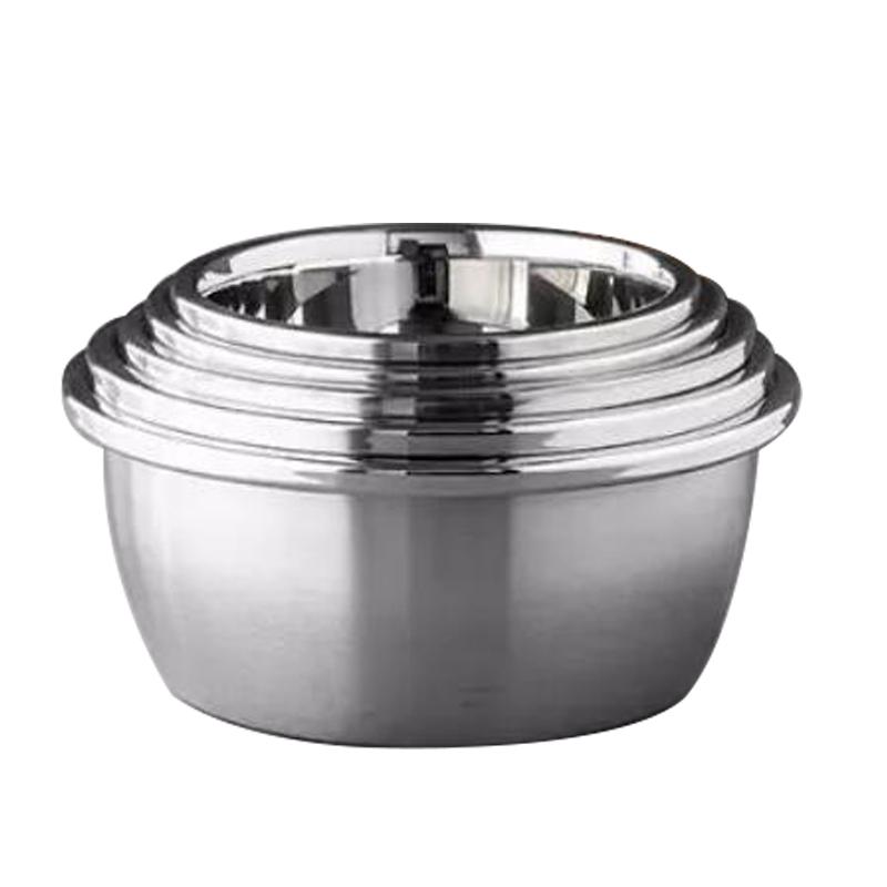 Kitchenware 201 Stainless Steel Bowl Mixing Salad Bowl Soup Bowl Washing Basin Set