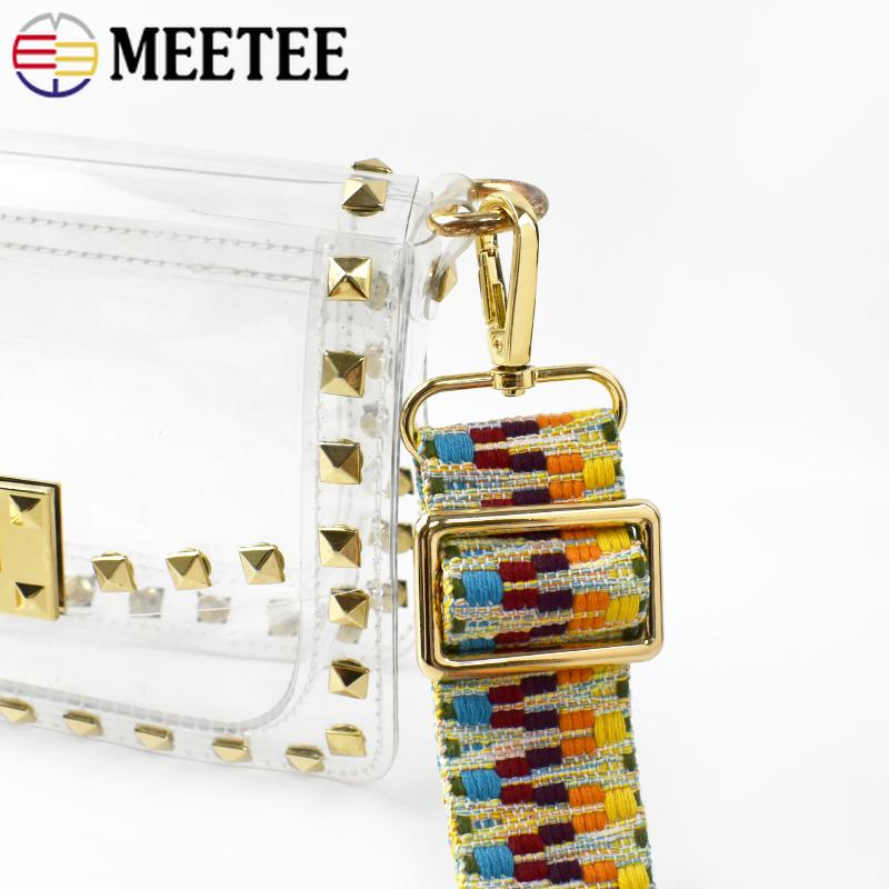 1/2/3/4/5 Ярдов 38 мм Жаккардовая Лента Стропа Ременная Лента Плечевой Холщовый Ремень Сумки Ремешок Багажный Косая Лента Швейные Аксессуары для Одежды