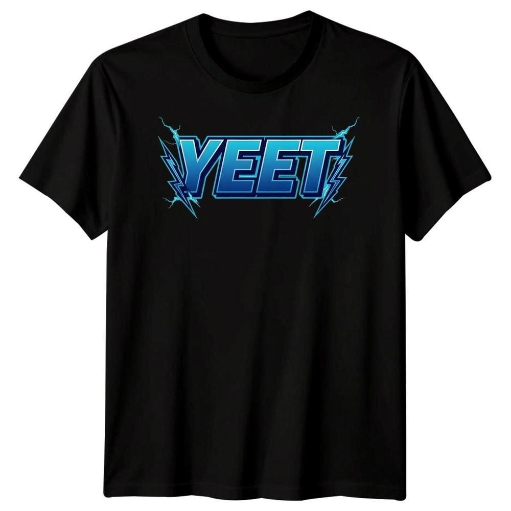 Yeet Slang Tee; Funny Pop Culture Lightning Graphic Unisex T-Shirt