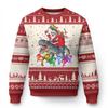 2026 Christmas Sweater Unisex 3d Dinosaur Ugly Cartoon Clothing Doll Pullover Funny Parties Holiday Jumper Top Cool Gift Tops