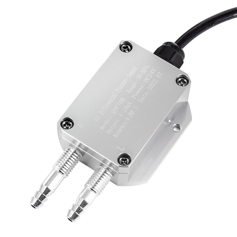 Differential Pressure Transmitter 4-20MA 0-10V 0-5V RS485 Differential Pressure Sensor 0-50pa 0-100pa Wind Air Pressure Sensor