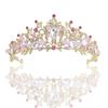 New Wedding Birthday Headband Headband Crown Baroque Rhinestone String Crystal Bridal Handmade Crown Accessories