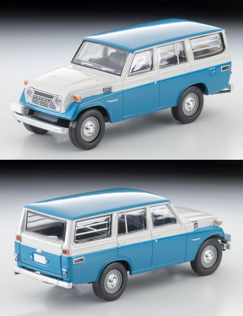 TOMYTEC Tomica Limited Vintage LV-104d Toyota Land Cruiser FJ56V БелыйСиний Готовая модель 333265