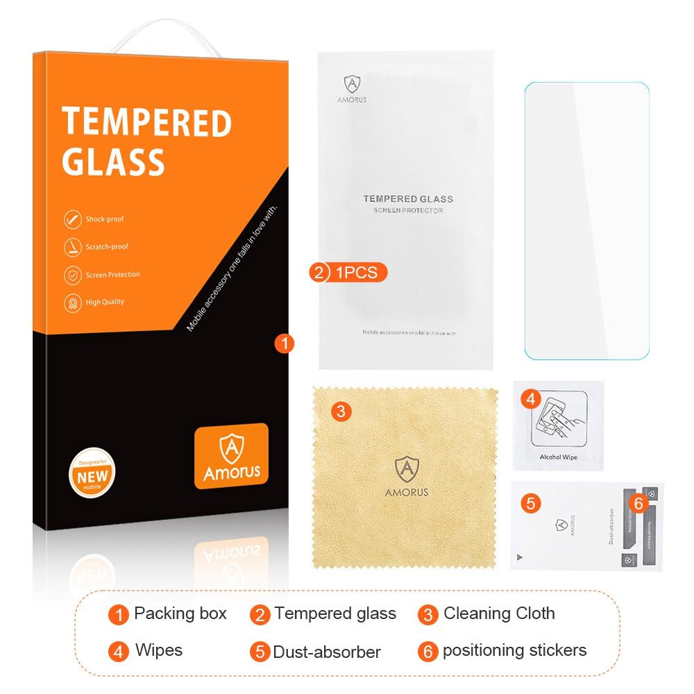 AMORUS Для Nokia X30 5G Твердость 9H Ультрапрозрачное Стекло с высоким содержанием алюминия и кремния Защитная пленка для экрана с 2.5D дугообразным краем Защита от царапин