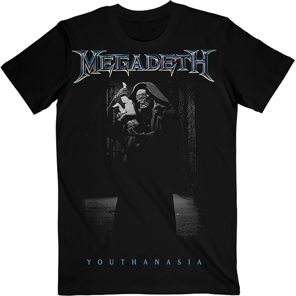 2026 Megadeth Rust in Peace Band Graphic T‑shirt Thrash Metal Rock Nuclear Skeleton Print Summer Short Sleeve Unisex Oversized Streetwear Tees Tops