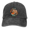 Стираная мужская бейсболка Eat Fruit Be Cute Trucker Snapback Кепки Dad Hat Capybara Golf Hats