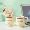French Goblet High End Mug High End Ceramic Cup Retro High Quality Drinking Cup Souvenir Gift Cup