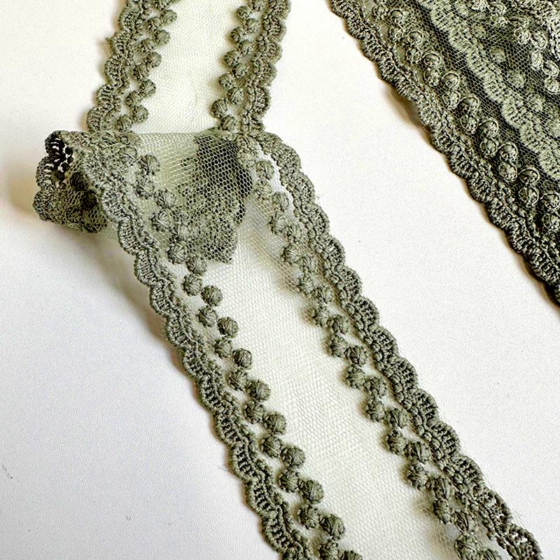 1PC Decorative Lace Scarf Embroidery Sheer Headband Bag Decoration Versatile Fashion Elegant