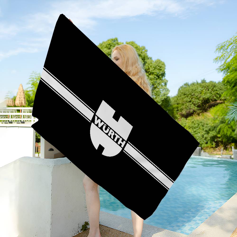 Rug Wurths Microfiber Printed Beach Towel Mountain Climbing Yoga Beach Swimming Running Absorbent Soft Towel