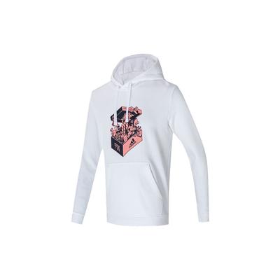 adidas Китайские игрушки с капюшоном для мужчин, белые топы GS7690