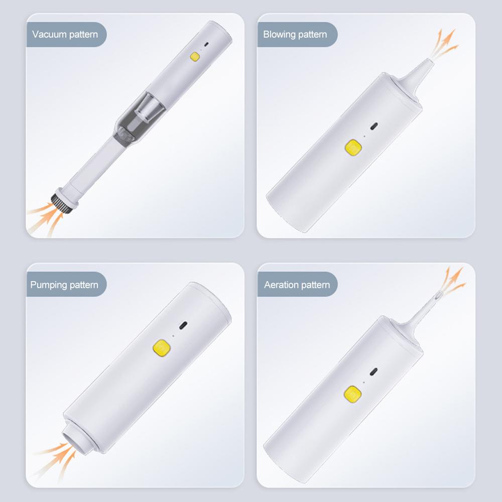180000pa Ручной пылесос для дома, автомобиля, мини-беспроводной пылесос, 120 Вт, мощный супервсасывающий пылесос для домашнего автомобиля