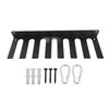 Gym Organizer Rack 8 Hook Versatile Gym Equipment Wall Rack Hanger for Exercise Bands Barbell Bar Jump Rope