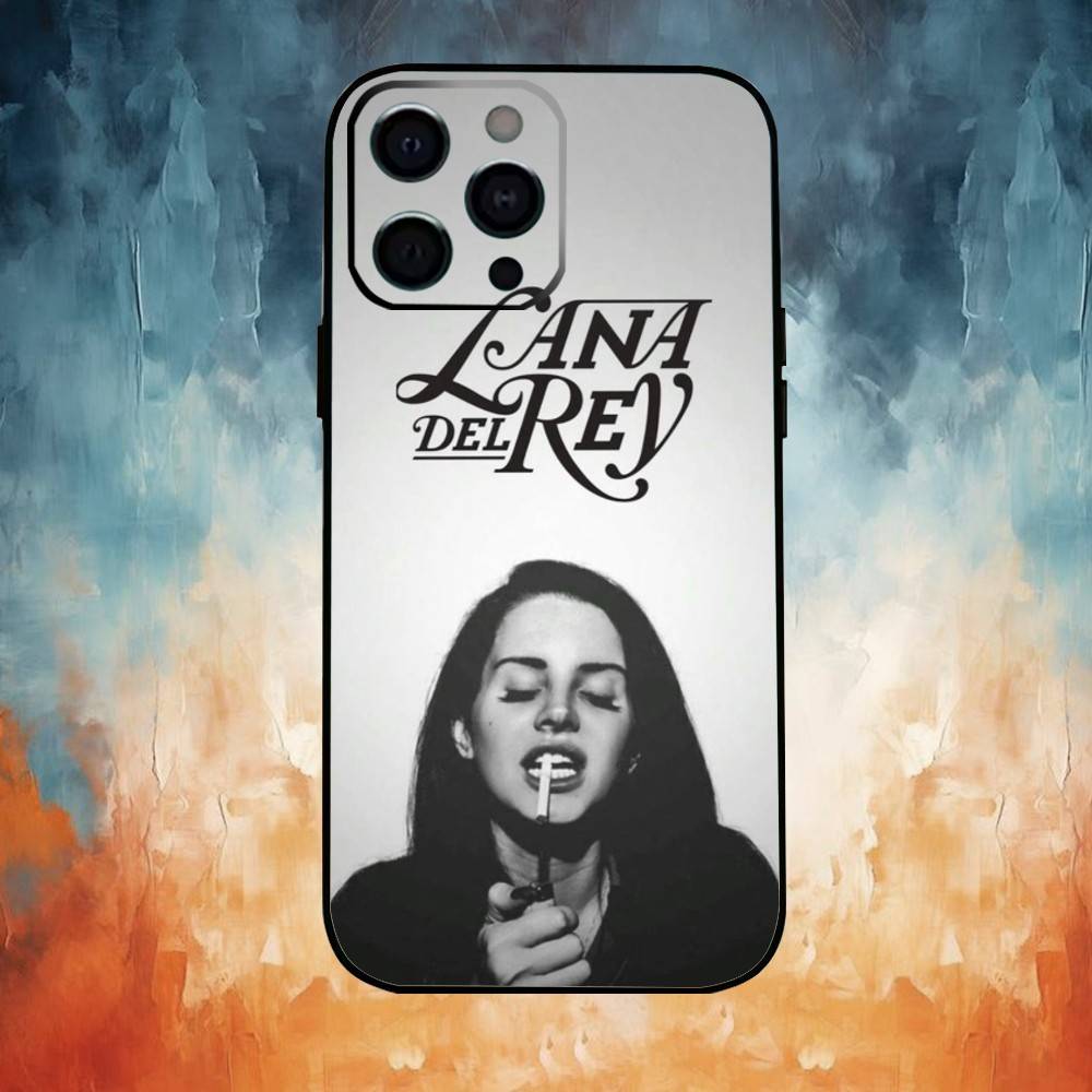 Чехол для телефона актера и певицы Ланы Дель Рей для iPhone 17,16,15,14,13,12,11 Plus,Pro Max, Мягкий силиконовый черный чехол