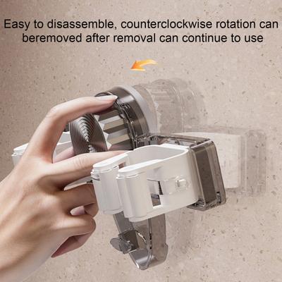 Yousheng 1/2Pcs держатель для метлы вешалка для швабры прочная несущая конструкция присоски простая в установке вешалка для кухонной метлы органайзер