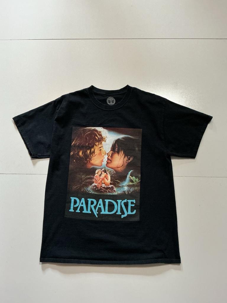 Paradise NYC Paradise 1982 Movie Film Black Graphic S/S Crewneck T-Shirt Sz. L