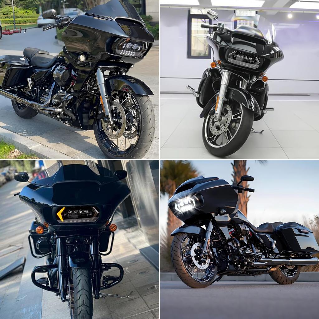 Светодиодная фара Road Glide High Low Beam с указателем поворота DRL для Harley Road Glide Harley-Davidson 15-21