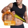 Men Sauna Sweat Vest Waist Trainer Neoprene Slimming Workout Gym Body Shaper Corset Cincher for Weight Loss