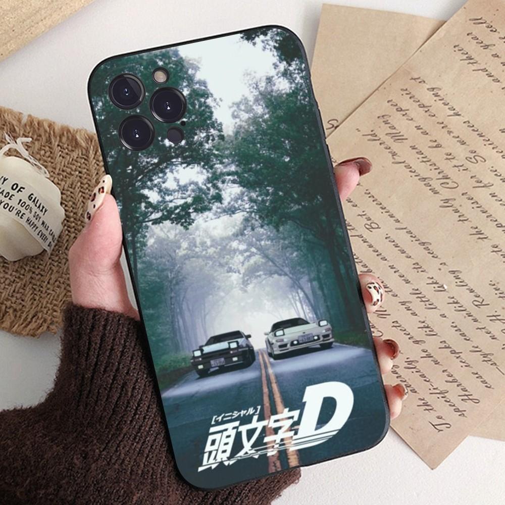 Чехол для телефона с изображением заднего фонаря AE86 из аниме Initial D для iPhone 14 11 12 13 Mini Pro XS Max Cover 6 7 8 Plus X XR SE 2020 Funda Shell