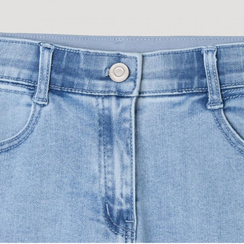 [shs Miss] Зауженные книзу джинсовые брюки с полосками Ssmlp22010 Ll