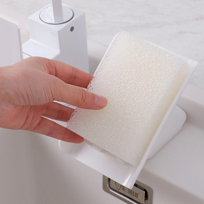 Smart Bathroom Kitchen Draining Sponge Soap Dish