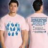 Hearts2 Hearts 2026 Premiere Showcase Hearts 2 House in North America T-shirt with Retro Concert Pattern, Comfortable T-shirt