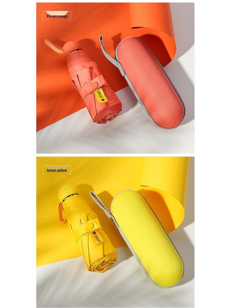 Скидка 50% на женский складной зонт от солнца с защитой от УФ-лучей - Ультралегкий, для дождя или солнца