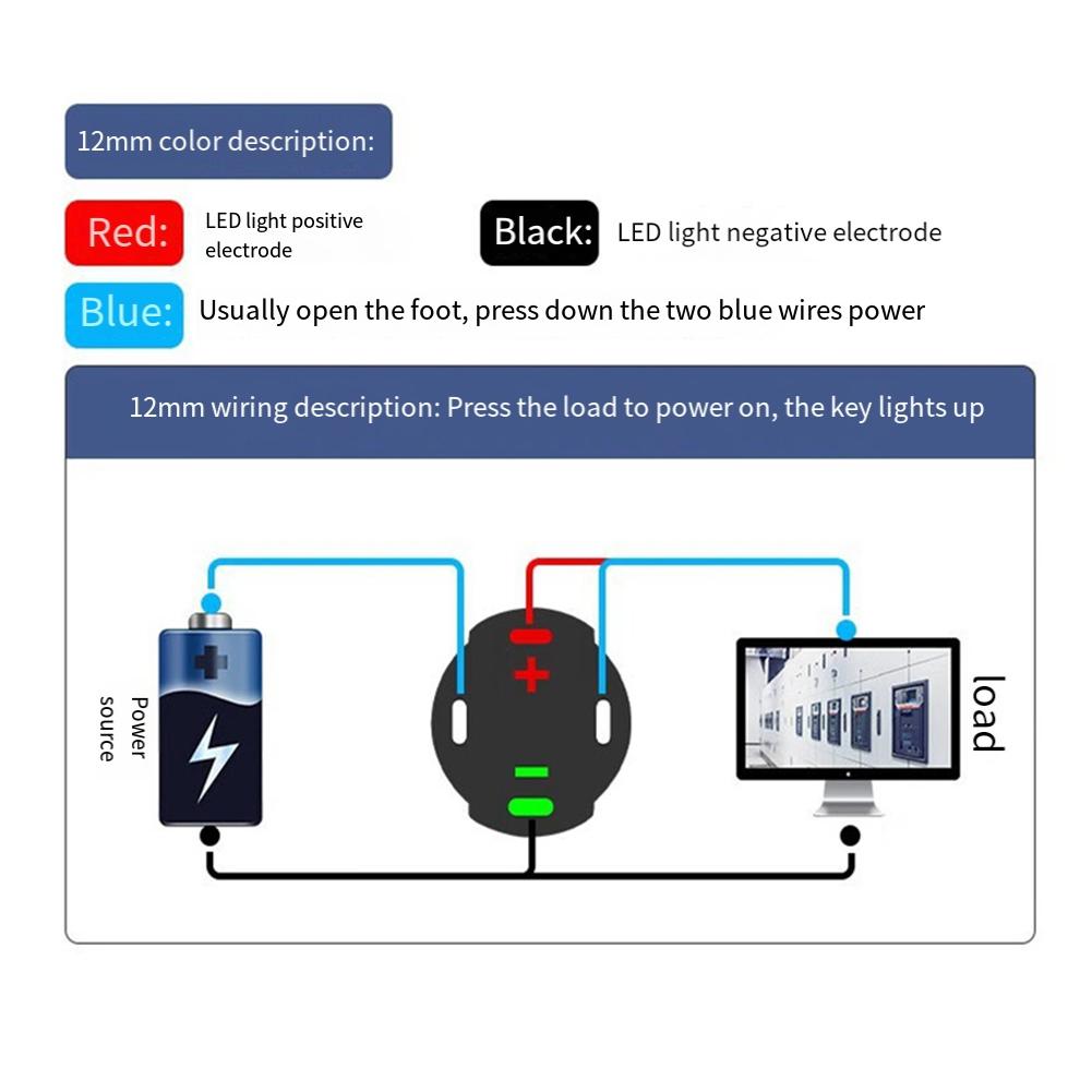 For Automotive Aluminium Alloy Latching Push Button For Various Applications IP66 Rated Push Button 250V Voltage Rating