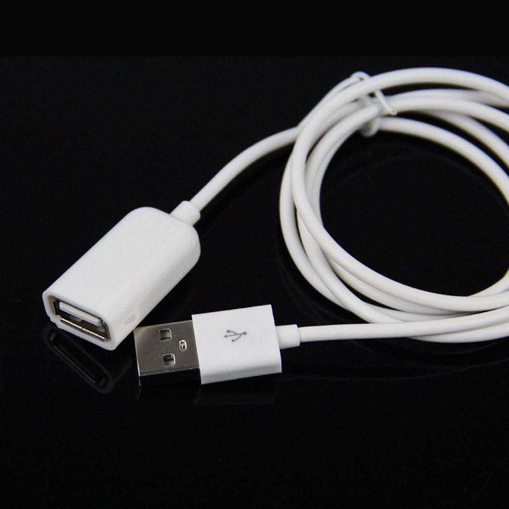 USB A Male To Female M / F Extension Cable White About Extension A 100cm Female Existing Cables Y7N1