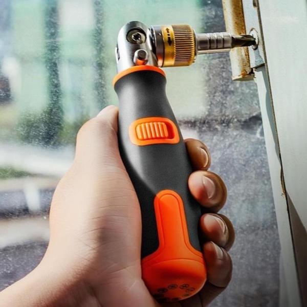 1 шт., новый профессиональный набор отверток 10 в 1, ручной инструмент, многоугольная угловая отвертка с трещоткой, многофункциональная отвертка