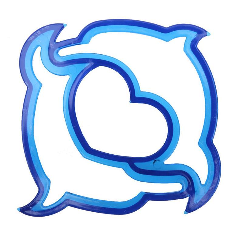 Food Grade Plastic DIY Sandwiches Cutter Mould Food Cutting Die Bread Biscuits Mold Creative Home Cake Baking Tools